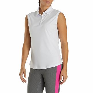 Women's Footjoy ProDry Golf Shirts White NZ-323766
